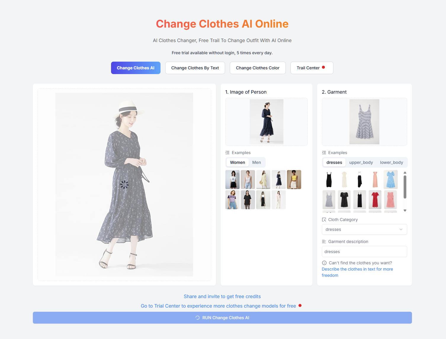How to Change the Dress of Photo Using AI