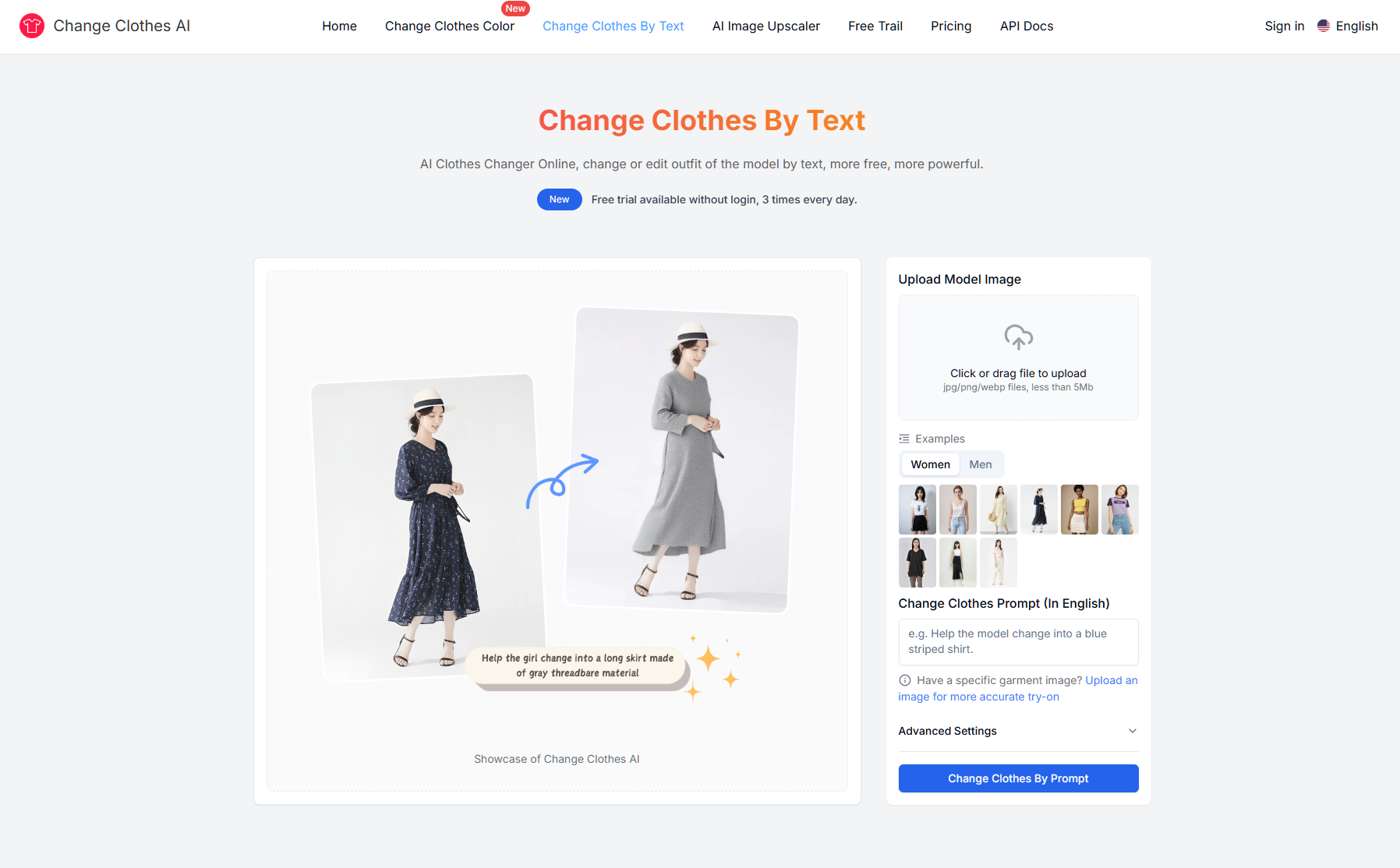 Text-Based Change Interface